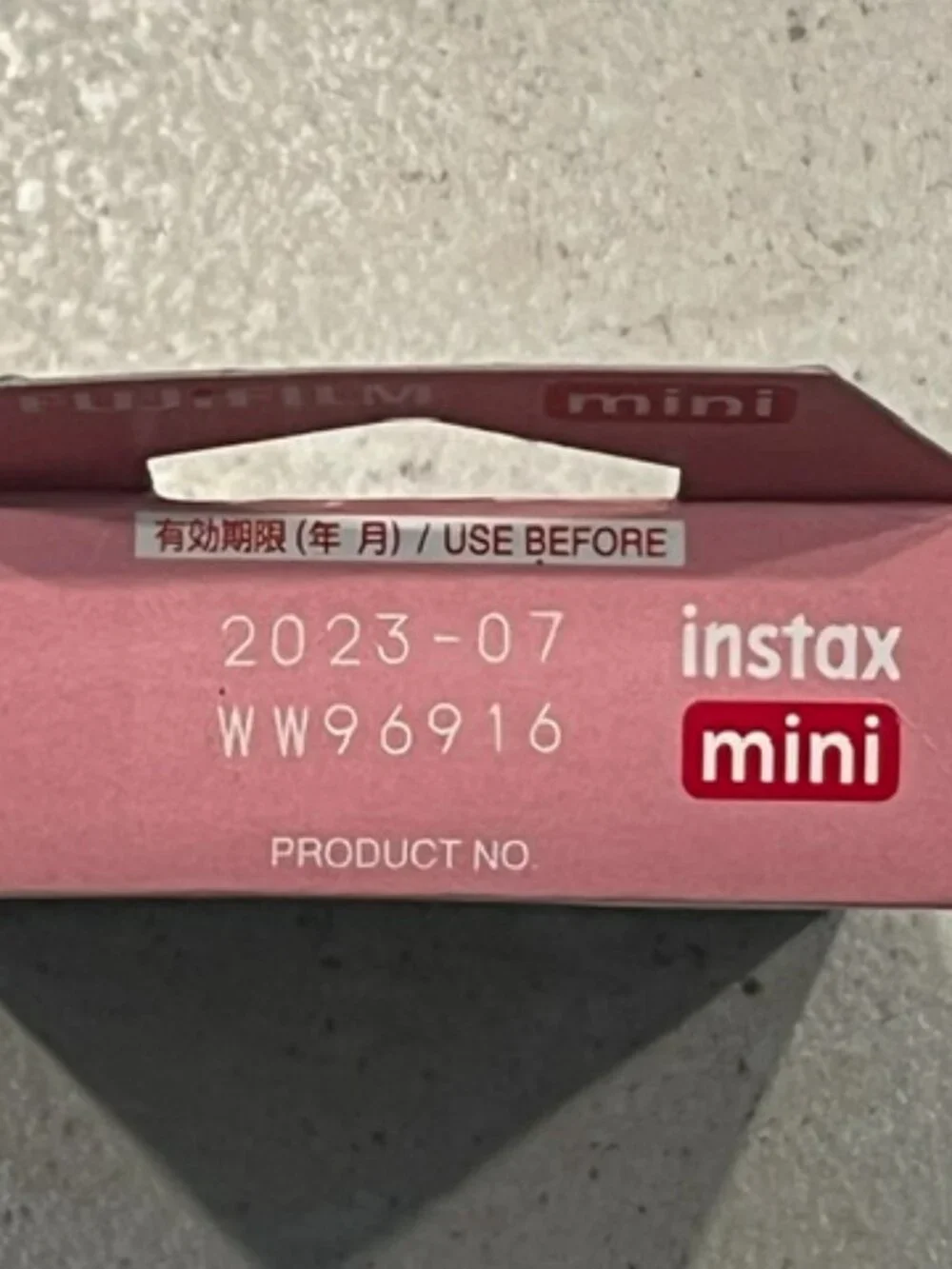 Fujifilm Instax Mini Pink Lemonade Film 10 Sheets (Expiration: 2023-07)